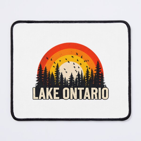 Item preview, Scenic Lake Ontario Nature Landscape Illustration Art Print designed and sold by Kirinz.