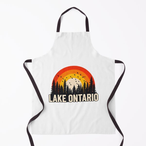 Item preview, Scenic Lake Ontario Nature Landscape Illustration Art Print designed and sold by Kirinz.