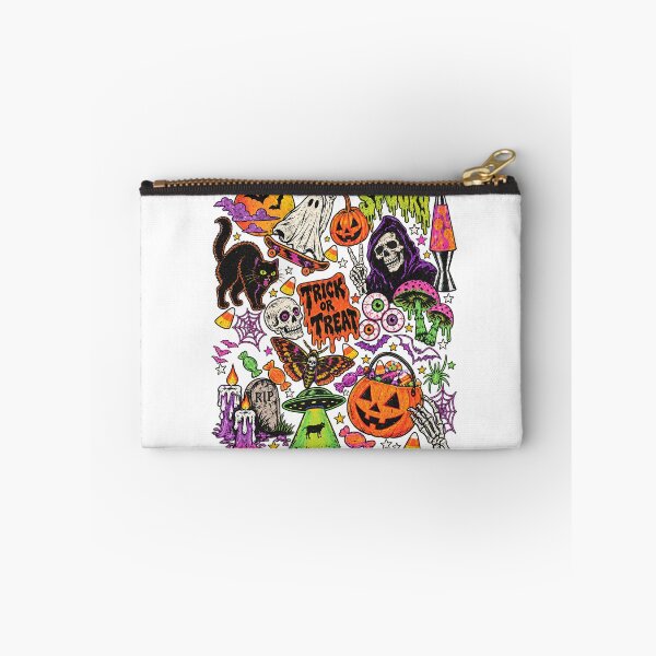 Item preview, Retro Spooky Collage Tee, Trick or Treat Shirt, Vintage Halloween Graphic Tee, Colorful Spooky Season designed and sold by Suzu Comena.