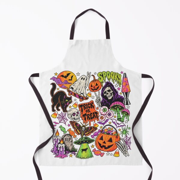 Item preview, Retro Spooky Collage Tee, Trick or Treat Shirt, Vintage Halloween Graphic Tee, Colorful Spooky Season designed and sold by Suzu Comena.
