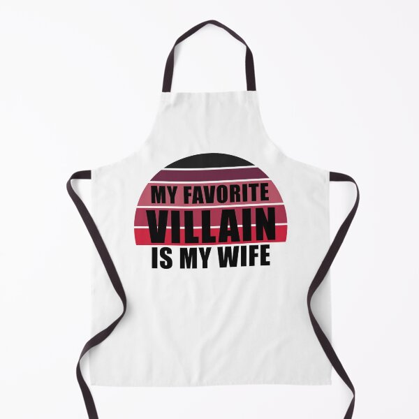 Item preview, My Favorite Villain is My Wife Retro Humor designed and sold by AnnSign.