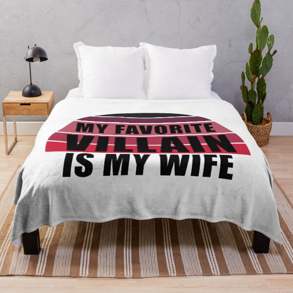 Item preview, My Favorite Villain is My Wife Retro Humor designed and sold by AnnSign.
