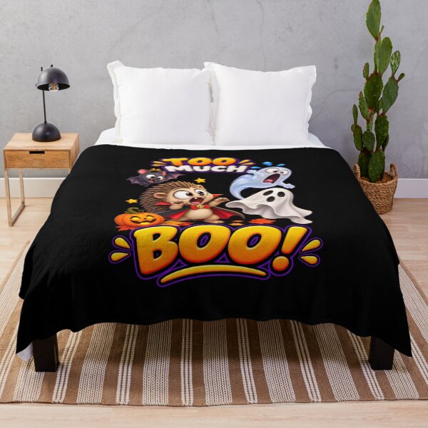 Item preview, Too Much Boo Funny Halloween Hedgehog designed and sold by Yomere.