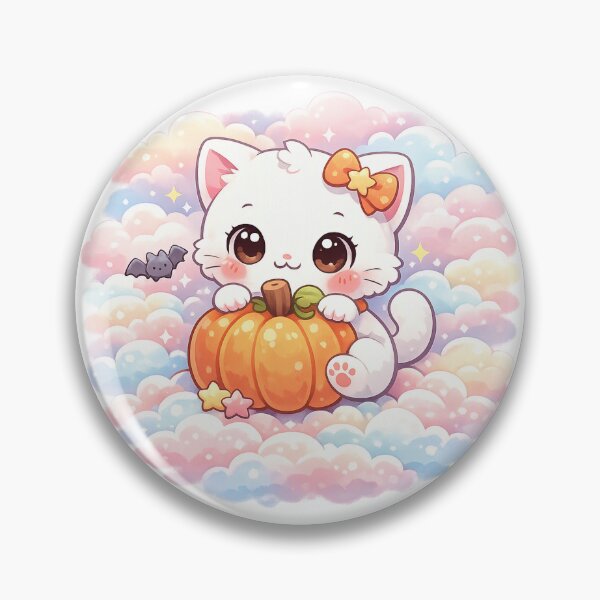 Item preview, Pumpkin Cloud Kitty designed and sold by Sommium .