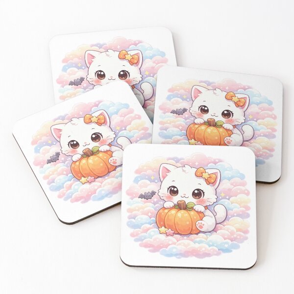 Item preview, Pumpkin Cloud Kitty designed and sold by Sommium .