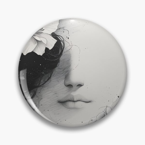 Item preview, Floral Reverie – Minimalist Line Art Print designed and sold by DarkinkArtPrint.