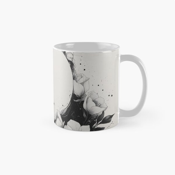 Item preview, Floral Reverie – Minimalist Line Art Print designed and sold by DarkinkArtPrint.