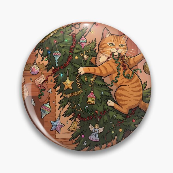 Item preview, Feline Christmas Chaos designed and sold by Sybille-Yates.