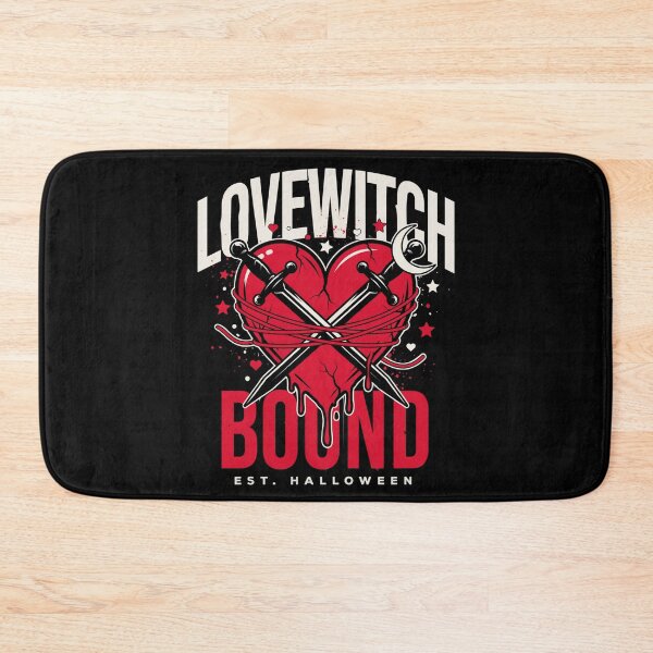 Item preview, Lovewitch Bound Heart Halloween Design Graphic Tee v14 designed and sold by DarylWelsh2024.