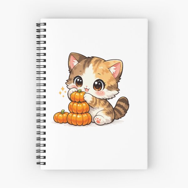 Item preview, Pumpkin Stack Kitty designed and sold by Sommium .