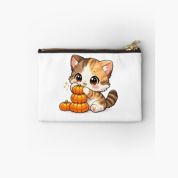 Item preview, Pumpkin Stack Kitty designed and sold by Sommium .