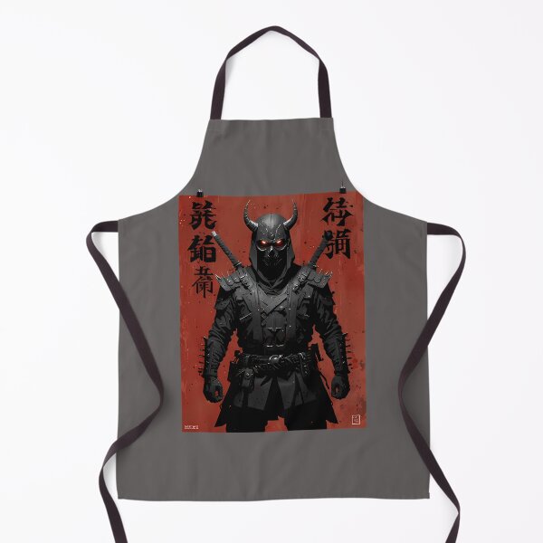 Item preview, Cybernetic Horned Samurai Warrior Red Poster designed and sold by Alexdreamerart.