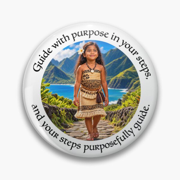 Item preview, Polynesian Leadership Proverb - Guide with purpose in your steps | Pacific Art designed and sold by ShakaLife.org.