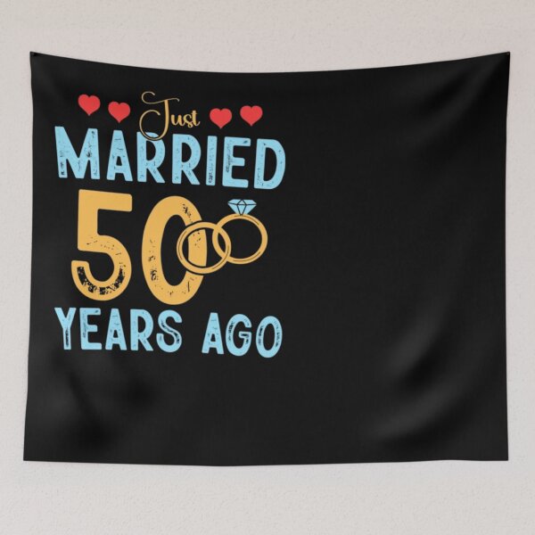 Item preview, Just Married 50 Years Ago Golden Anniversary designed and sold by ghanagjkiyf.