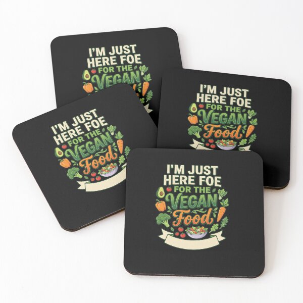 Item preview, I’m Just Here For The Vegan Food – Funny Vegan Plant Based Food Lover designed and sold by AmeliaShirts.