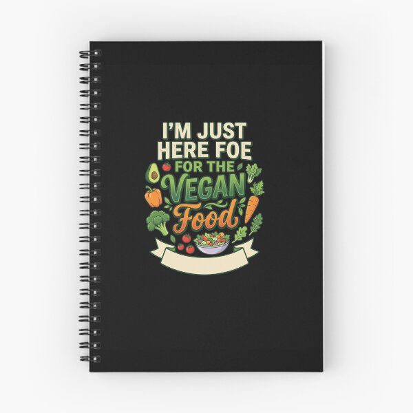 Item preview, I’m Just Here For The Vegan Food – Funny Vegan Plant Based Food Lover designed and sold by AmeliaShirts.