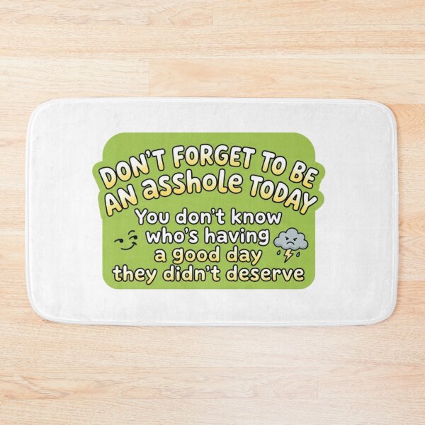Item preview, Good Day, Asshole, funnyfits70, Humor, Funny, retro, vintages, funny quotes, animal humor, designed and sold by FunnyFits70.