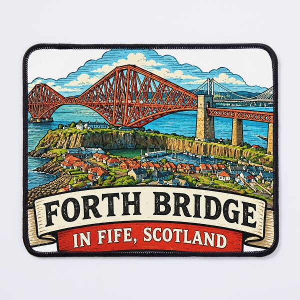 Item preview, Forth Bridge In Fife Scotland designed and sold by maximinano100k.
