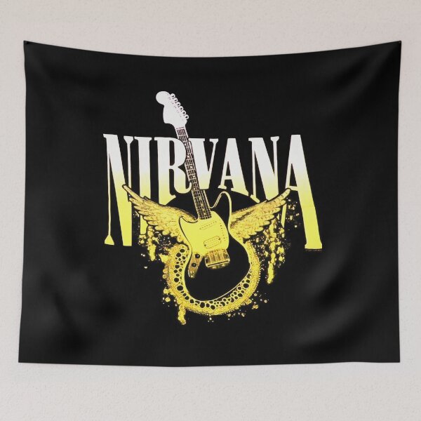 Item preview, Electric Guitar With Wings - 90S Grunge Rock designed and sold by King Of Skies.