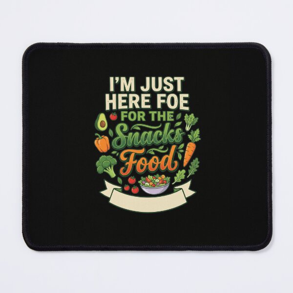 Item preview, I’m Just Here For The Vegan Snacks – Funny Vegan Plant Based Food Lover designed and sold by AmeliaShirts.