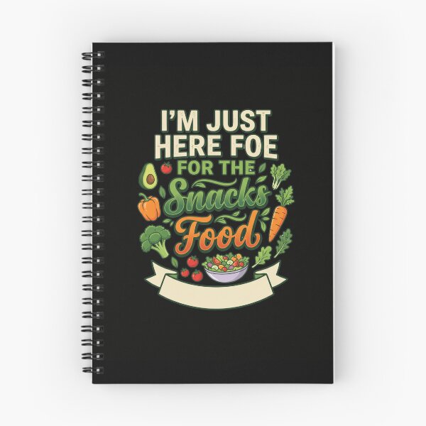 Item preview, I’m Just Here For The Vegan Snacks – Funny Vegan Plant Based Food Lover designed and sold by AmeliaShirts.