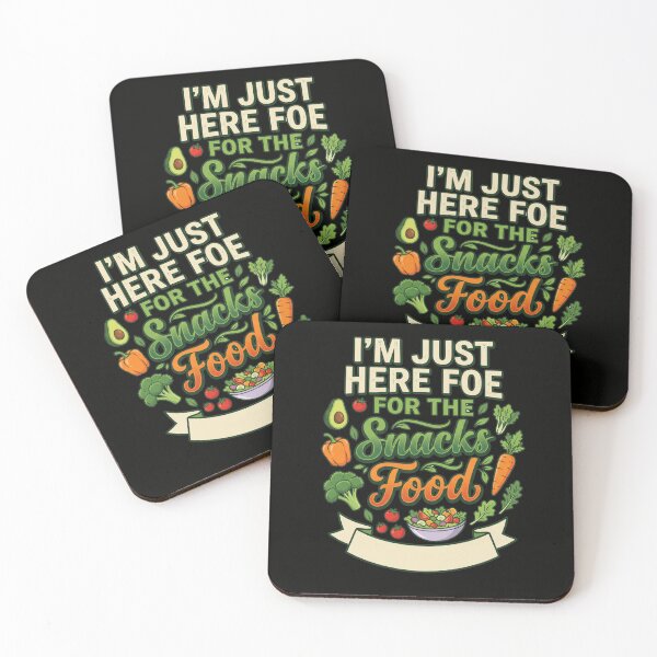 Item preview, I’m Just Here For The Vegan Snacks – Funny Vegan Plant Based Food Lover designed and sold by AmeliaShirts.
