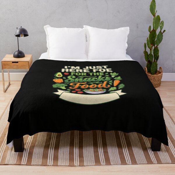 Item preview, I’m Just Here For The Vegan Snacks – Funny Vegan Plant Based Food Lover designed and sold by AmeliaShirts.