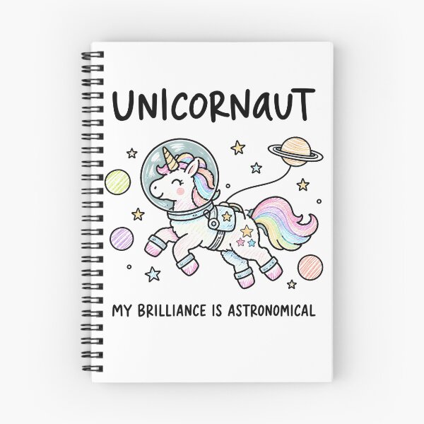 Item preview, Unicorn Astronaut My Brilliance Is Astronomical designed and sold by ShirtWreck.