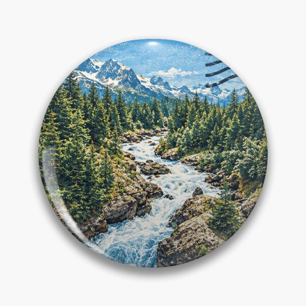 Item preview, Gelgia River Switzerland Stamp designed and sold by maximinano100k.