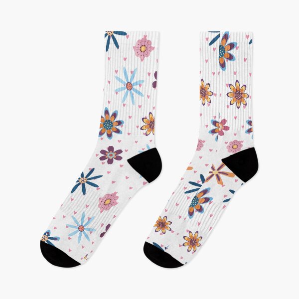 Item preview, Retro Floral Pattern Colorful Flowers designed and sold by roaaroaa.