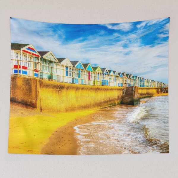Artikelvorschau, Southwold Beach Huts, Suffolk, Vereinigtes Königreich entworfen und verkauft von Paul Thompson Photography.