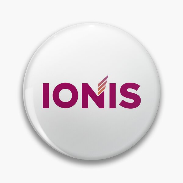 Item preview, Ionis Pharmaceuticals Logo Magenta Wordmark With Gradient Accent Biotech Brand designed and sold by Sabine  L Blau.