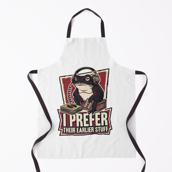 Item preview, I Prefer Their Earlier Stuff Funny Music Snob Frog designed and sold by HytoneArt.
