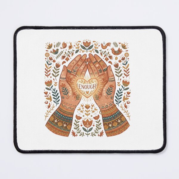 Item preview, You Are Enough Folk Art designed and sold by Sanan Israyilli.