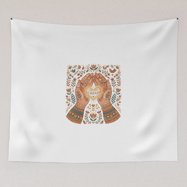 Item preview, You Are Enough Folk Art designed and sold by Sanan Israyilli.