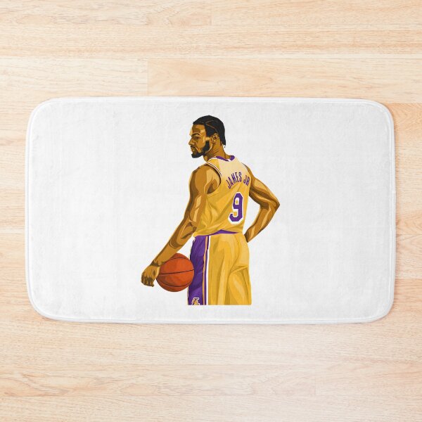 Item preview, Bronny James Jr Inspired Basketball Artwork for Lakers Fans designed and sold by FloofiBunn.