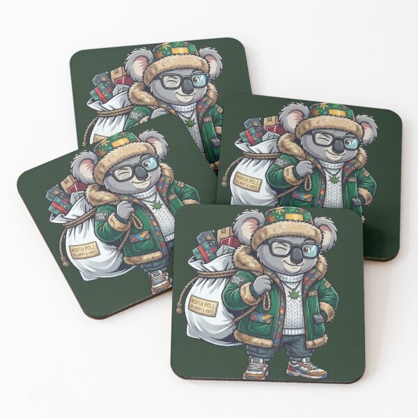 Item preview, Cool Christmas Koala Streetwear Santa designed and sold by Gianlu1215.