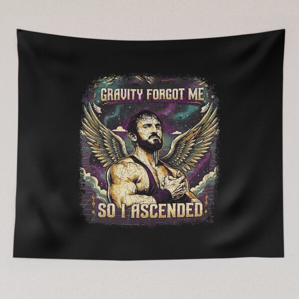 Item preview, Gravity Forgot Me So I Ascended - PAC Pro Wrestler designed and sold by Wrestee.