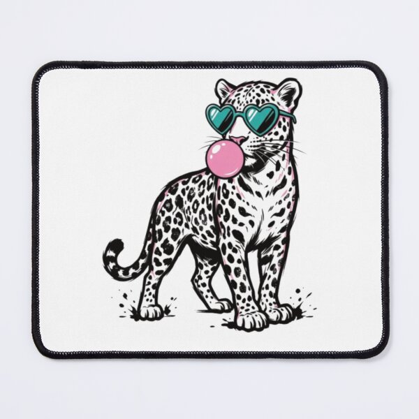 Item preview, Cool Leopard Bubble Gum : Trendy Animal Aesthetic Fashion Sunglasses Chic Pop Art Clipart designed and sold by ghanagjkiyf.