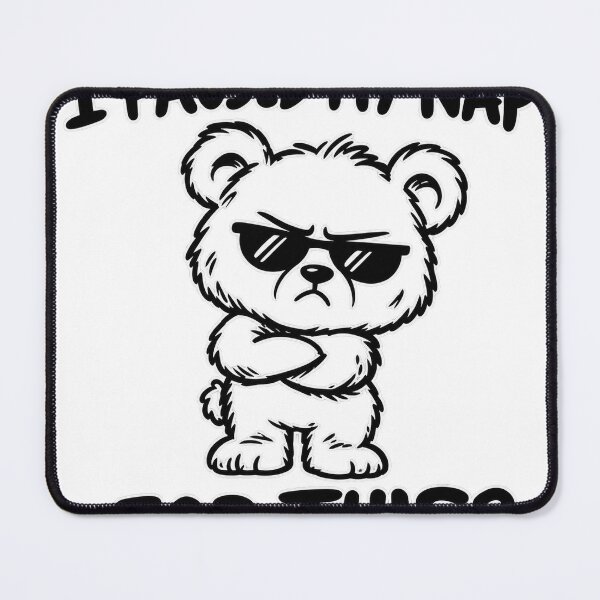 Item preview, I Paused My Nap For This Grumpy Bear Sunglasses Saying designed and sold by LongIslandDesgn.