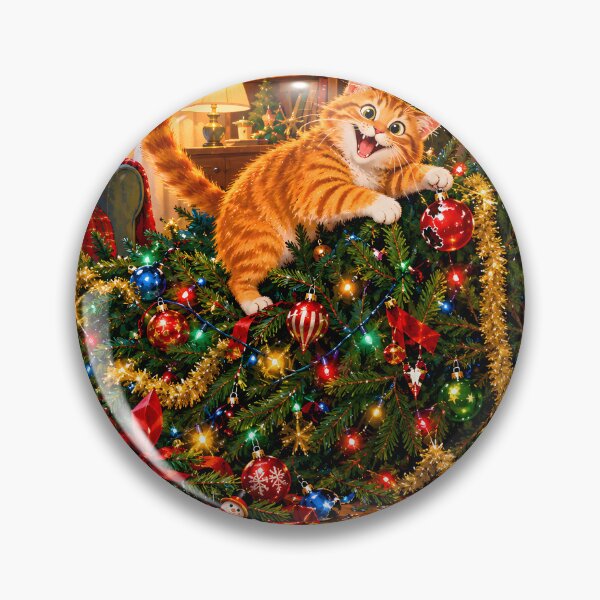 Item preview, Crazy Cat Christmas Chaos designed and sold by Sybille-Yates.