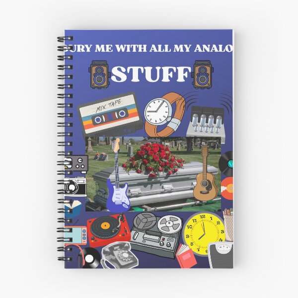 Item preview, BURY ME WITH ALL MY ANALOG STUFF designed and sold by docksTees.