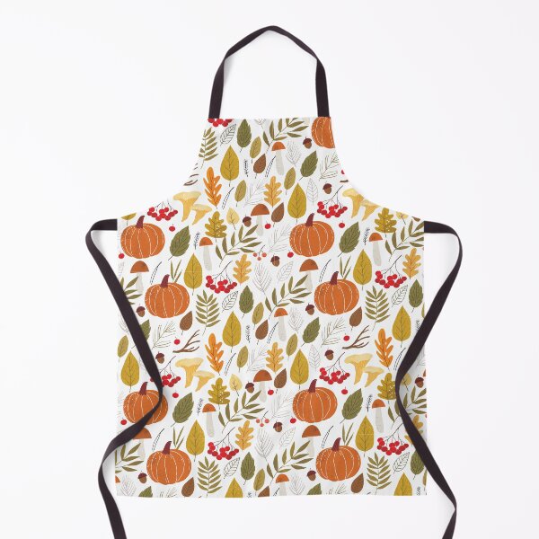 Item preview, Autumn Pumpkin Leaf Mushroom Pattern designed and sold by roaaroaa.