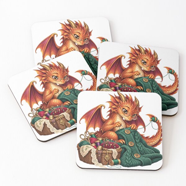 Item preview, Little dragon knitting and sewing fantasy handicraft designed and sold by LongIslandDesgn.