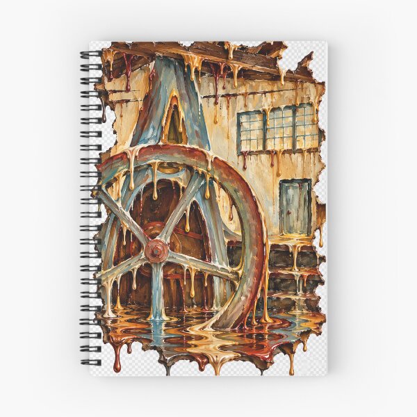 Item preview, The Machine Melted | Surreal Industrial Fantasy Art designed and sold by kevnmel1964.