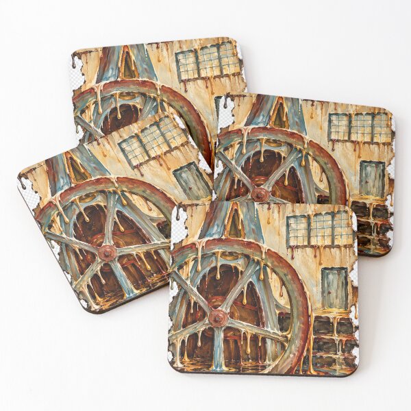 Item preview, The Machine Melted | Surreal Industrial Fantasy Art designed and sold by An Old Mans Art.