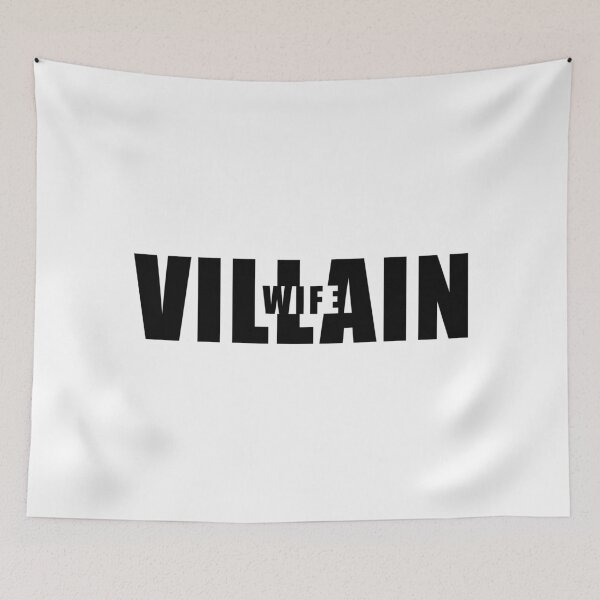Item preview, Villain Wife Funny Marriage Humor Quote designed and sold by AnnSign.