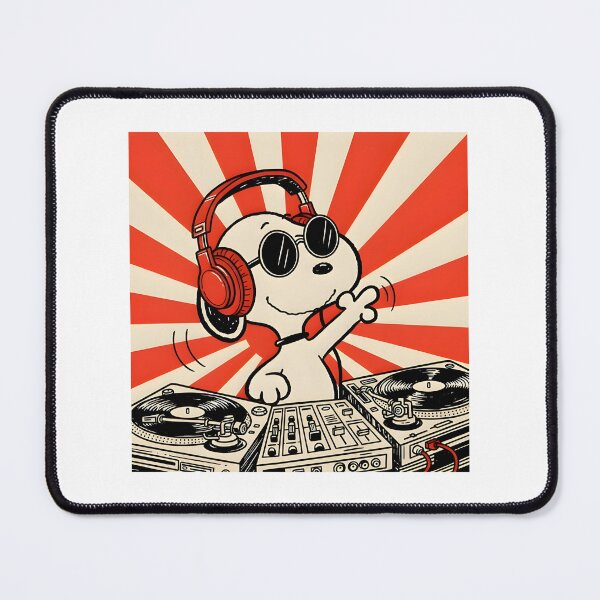 Item preview, Snoopy Playing Music Vintage Cartoon Design designed and sold by gunthergio.