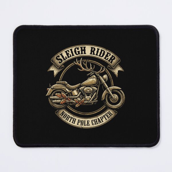 Item preview, Sleigh Rider North Pole Chapter Motorcycle Biker Christmas designed and sold by TeNovaStudio.