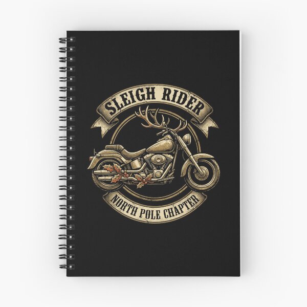 Item preview, Sleigh Rider North Pole Chapter Motorcycle Biker Christmas designed and sold by TeNovaStudio.